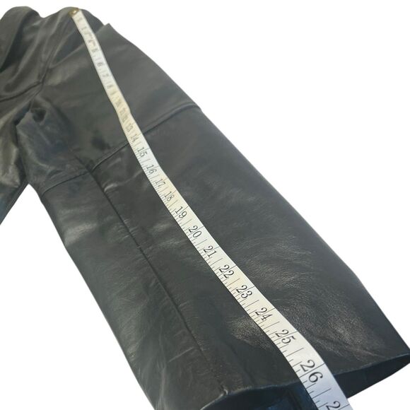 David Moore Leather Jacket Men’s 2XL Y2K Streetwear Black Fall Outerwear - Picture 7 of 16